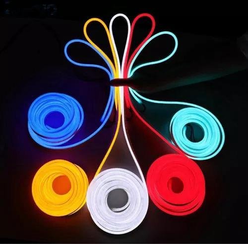 Tira neon led 5m con fuente